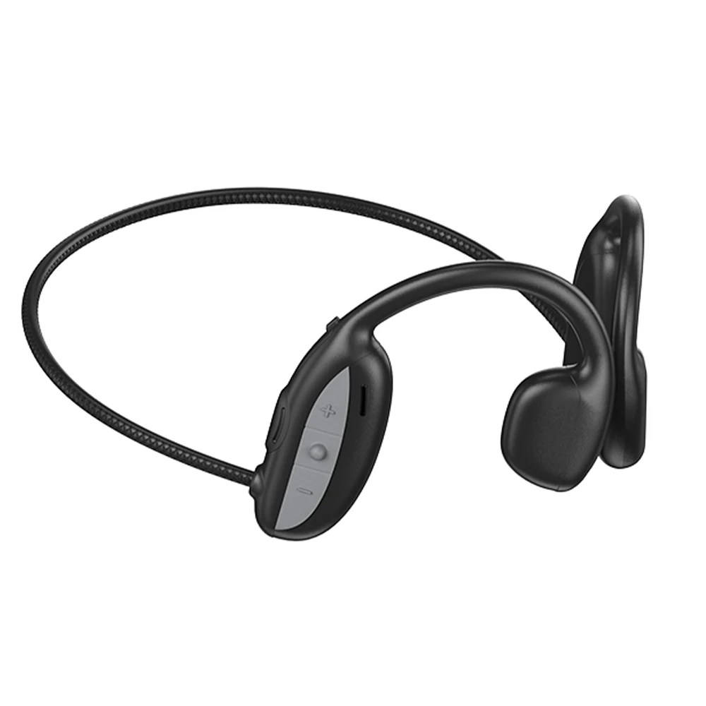 

Наушники с костной проводимостью, Беспроводная Bluetooth-гарнитура, водонепроницаемые спортивные стерео наушники с защитой от пота для бега и в...