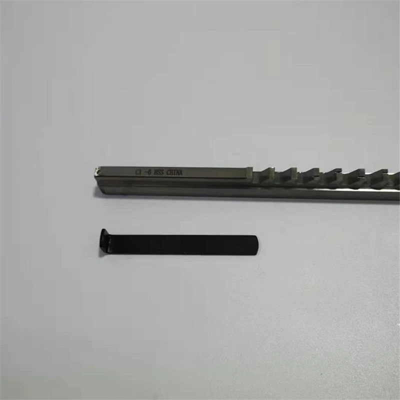 HSS 6mm C1 Push-Type Keyway Broach Metric Size + Shim Cutting Tool for CNC Router Metalworking | Инструменты
