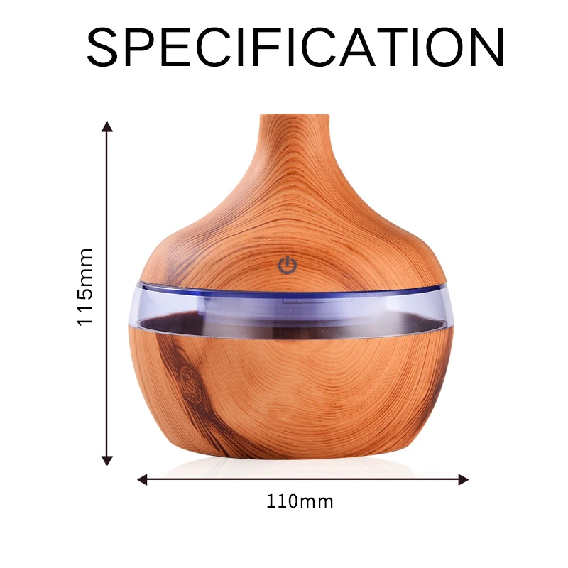2021 арома-диффузор для эфирных масел ультразвуковой увлажнитель воздуха под