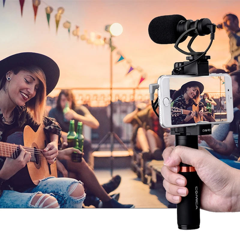 Видеомикрофон Comica CVM-VM10 II направленный микрофон для камеры DJI OSMO смартфона GoPro