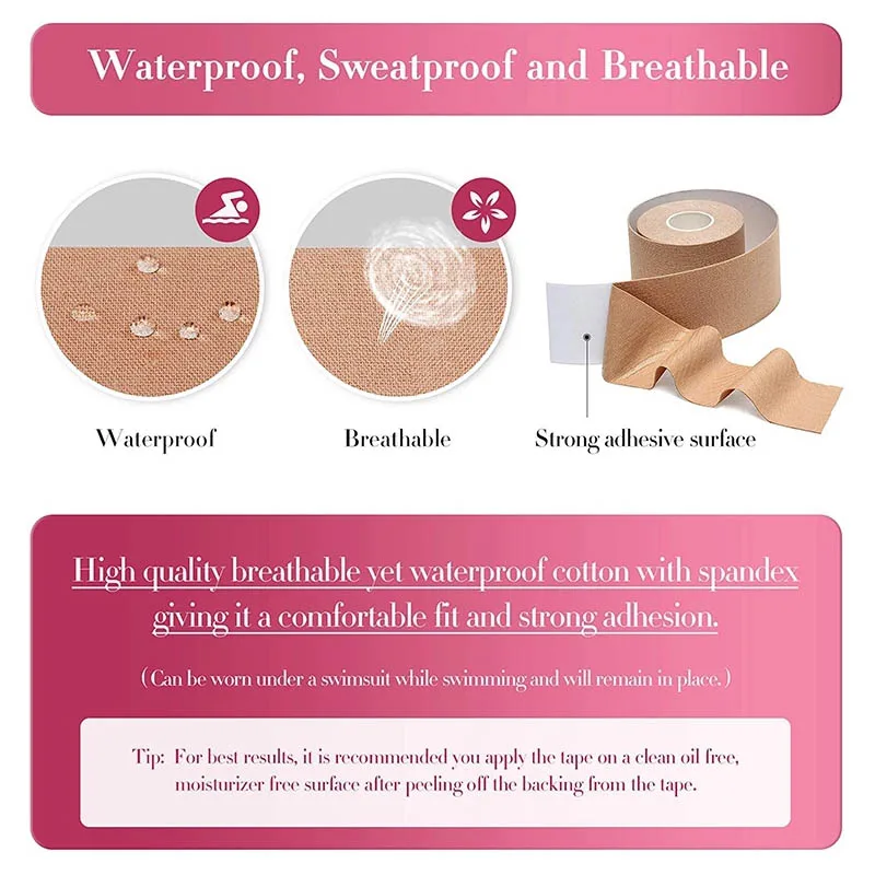 Queenral Plus Size Bras For Women Seamless Bra Summer New Invisible Nipple Cover Tit Lift Tape Push Up Stick Boob | Женская одежда