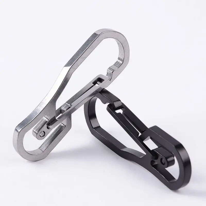 Durable Stainless Steel Tactical Multifunctional Key Chain Carabiner EDC Hanging Buckle Outdoor Equipment Tool | Спорт и развлечения