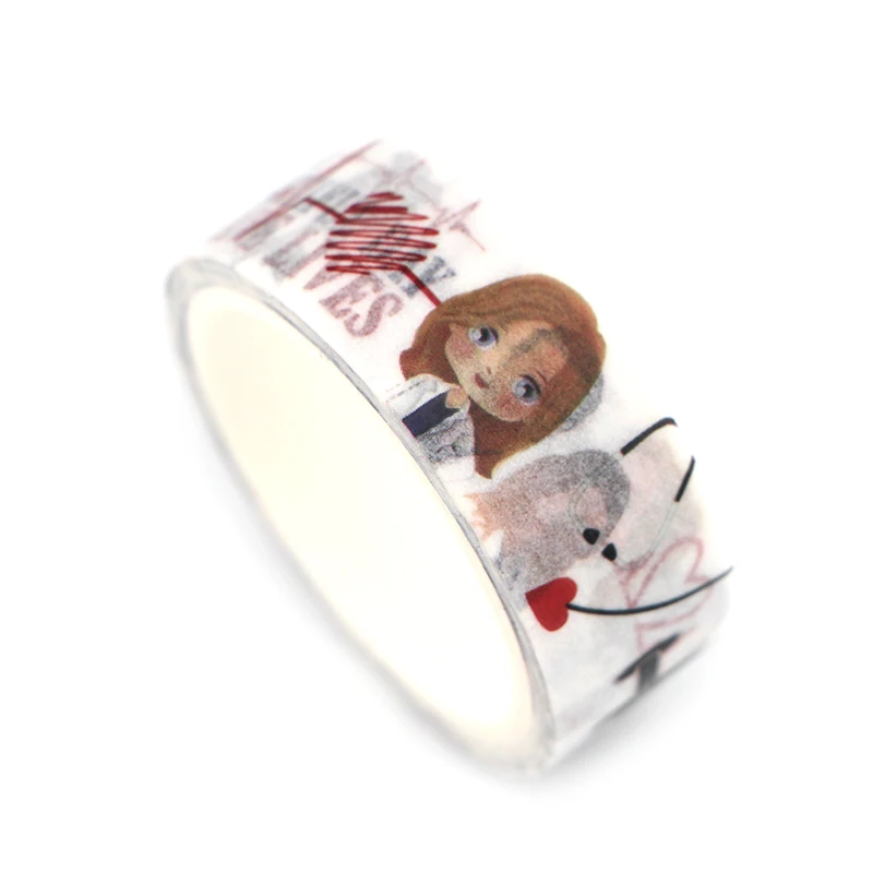 CA125 серая Анатомия 1 5 см x м Kawaii васи лента японская бумага маскирующая Лента