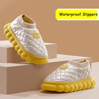 2022 winter new cool balls cotton shoes men indoor outdoor waterproof down cloth designer women men slippers flops warm sneakers