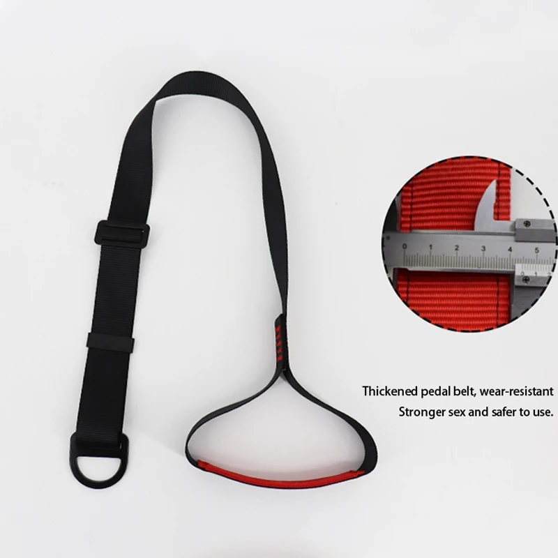 

Adjustable Climbing Ascender Sling Foot Loop Ascender Webbing Sling for Outdoor Mountaineering Rock Climbing Expedition