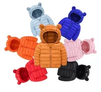 VIDMID New autumn winter childrens lightweight down cotton clothes baby boys girls warm cotton clothes coat fleece coat P5075
