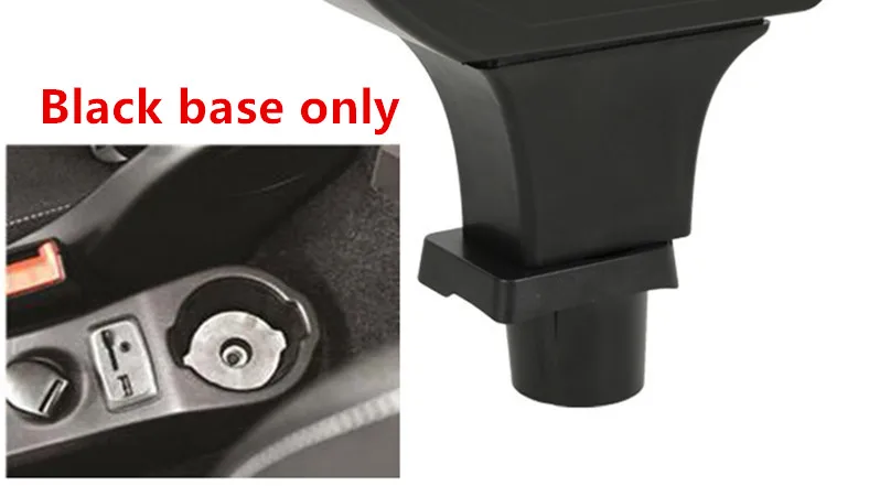 Black base only Для Mercedes-Benz Smart Fortwo ForFour подлокотник - Название цвета: Black base only