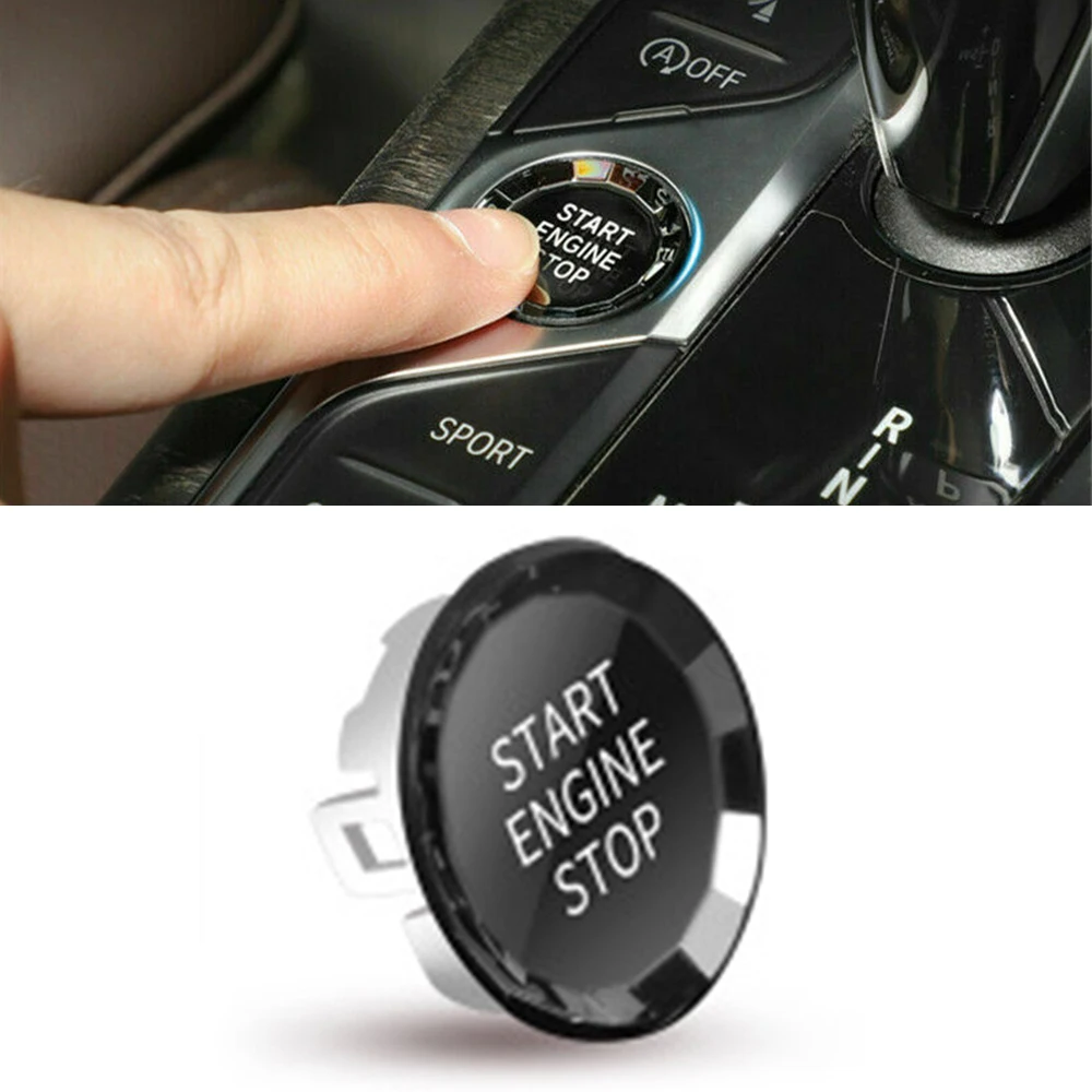 

For BMW 3 Serie G20 Z4 G29 X7 G07 2019 Crystal Motor Start Stop Button Cover Decoration Replacement Key Decor Car Accessories