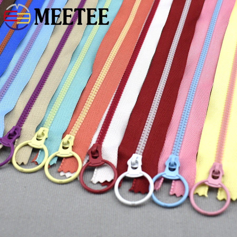 Meetee 10#80-300 см пластиковые нейлоновые молнии черный открытый конец длинная молния для наружной палатки DIY портной шитье ремесло сумка аксессуары для одежды