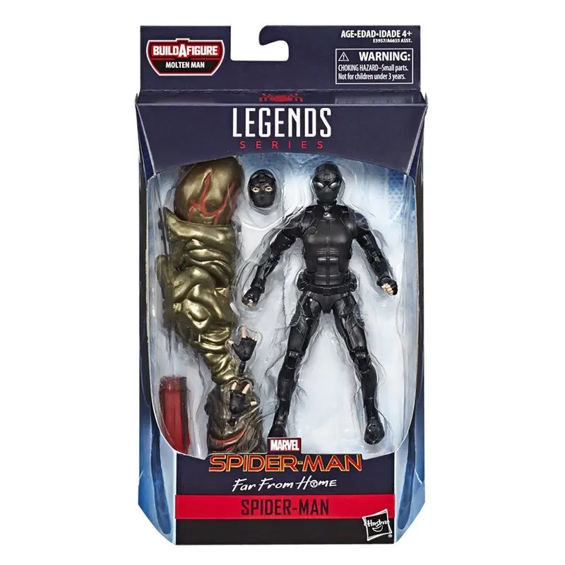 

Hasbro Action Figure Genuine Marvel Legends Movie Spider-man Hero Expedition Stealth Suit 6-inch Movable Doll Model Decoration
