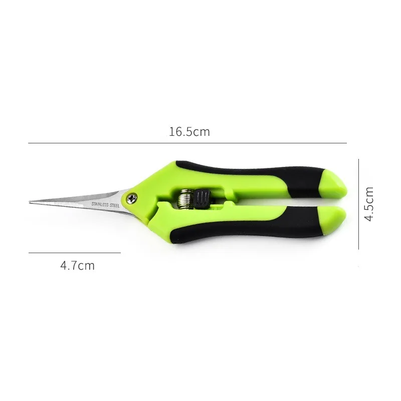 

Garden Pruning Shears Stainless Steel Pruning Tools Hand Pruner Cutter Grape Fruit Picking Weed Household Potted Branches Pruner