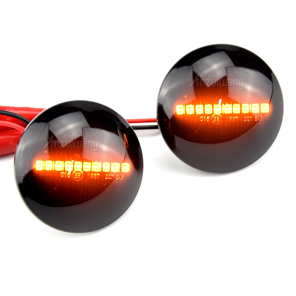 

2pcs Led Dynamic Turn Signal Side Marker Light Sequential Blinker Light Side Repeater For Land Rover Range Rover L322 2002-2012