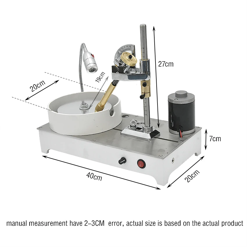 Нержавеющая сталь камнерезная машина Точность 0-1800 об/мин граненые полировка