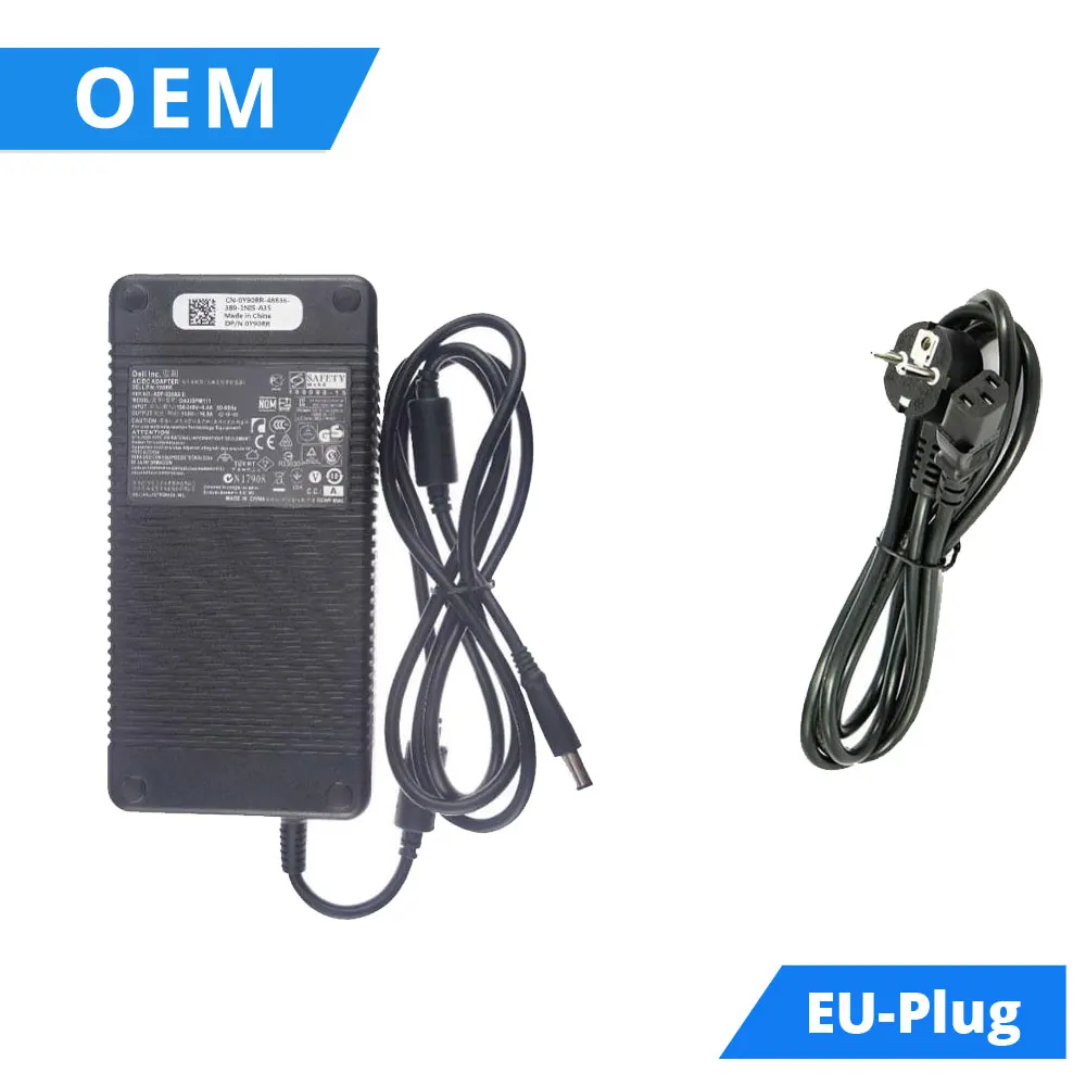 OEM-EU Plug 330 W адаптер для ноутбука для Dell Alienware M18X R1 R2 R3 17 R1 R4 R5 X51 R2 R3 Y90RR 0Y90RR ADP-330AB D вилка европейского и американского 7,4*5,0 - Цвет: OEM-EU Plug