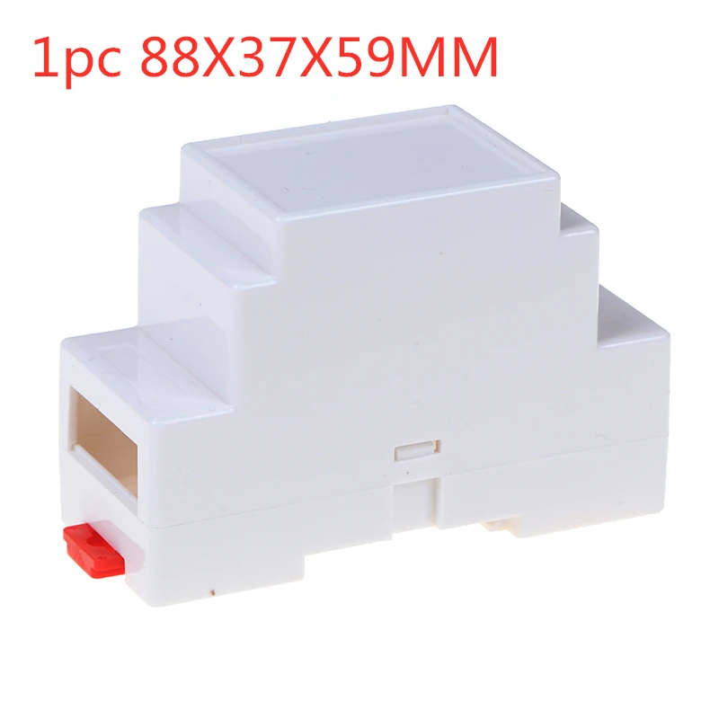Горячая Распродажа 1 шт. DIN рейка распределительная коробка ПЛК пластиковая для
