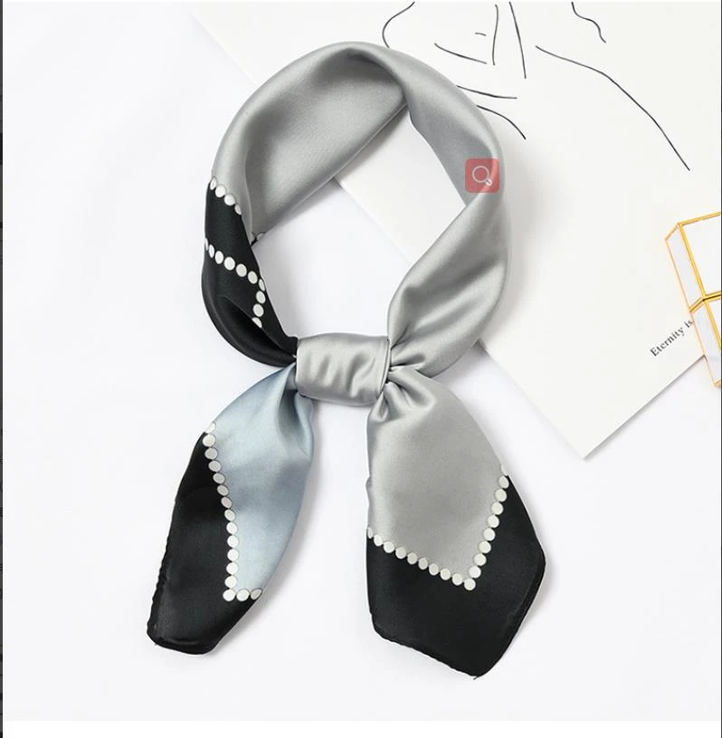 

60*60 см квадратный шелковый резинка для волос повязка-шарф новый элегантный Для женщин голова тощие волосы кабельная стяжка небольшой плато...