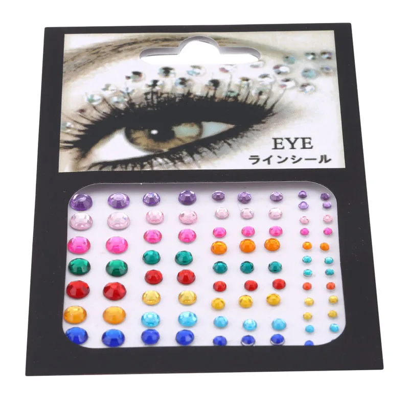 

DIY Diamond Gems Fake Tattoo Temporary Tattoo Eyes Jewels Festival Party Gems Rhinestone Flash Tattoos Stickers