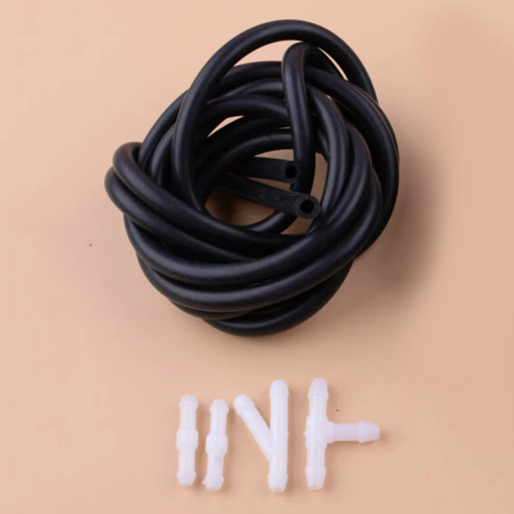 

Washer Nozzles Spray Hose Kit Windshield 200cm 78.74 Inch Car Connector