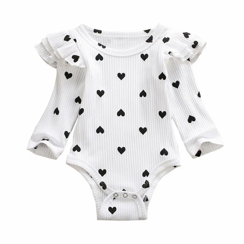 White Baby Bodysuits Toddler Newborn Baby Boy Clothes Girls Boys Long Sleeve Ruched Solid Romper Body New Infant Bodysuit Clothing - Цвет: White