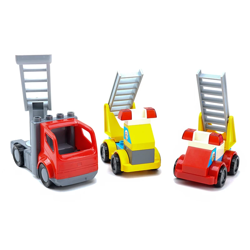 

Big Size Accessories Car Boat Truck Trailer Plane Motorcycle Building Blocks Compatible Educational Diy Toys For Children Gifts