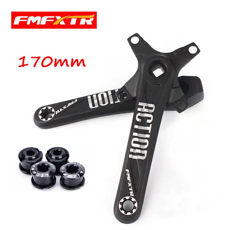 Рукоятка из алюминиевого сплава MTB рукоятка с левым и правым отверстиями 170 мм
