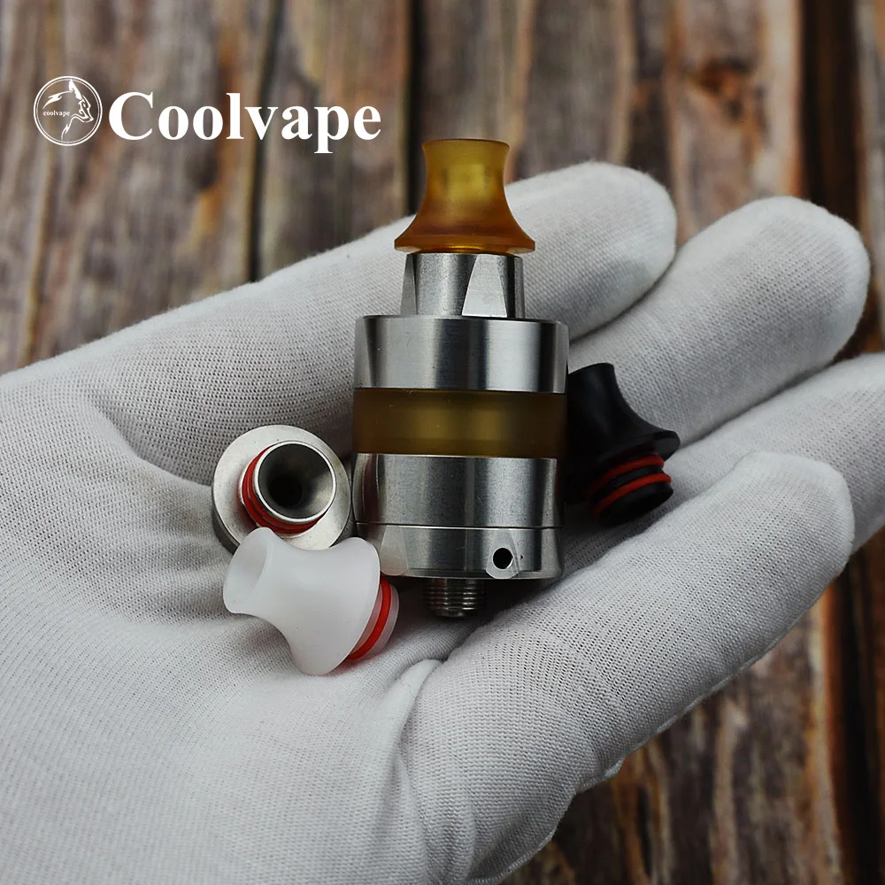 Coolvape 510 MTL дрип-тип PEI электронная сигарета аксессуары Крышка для RTA RDA атомайзера