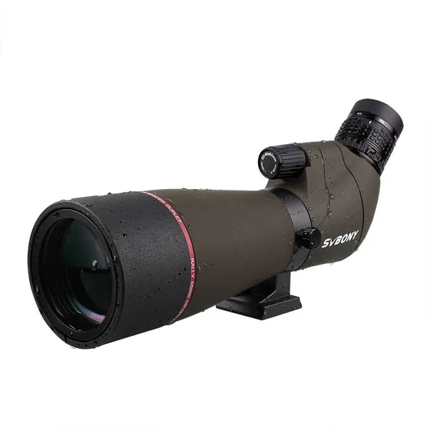 SVBONY SV13 Зрительная труба 20-60x65 зум телескоп BK7 серебро+ MC Призма и полностью многослойный объектив объектива водонепроницаемый F9314AA для охоты, стрельбы, стрельбы из лука, наблюдения за птицами - Цвет: spotting scope