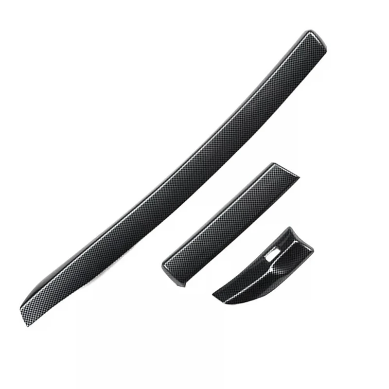 

3Pcs Carbon Fiber Car Center Console Trim Cover Dashboard Cover for Honda Accord 8Th