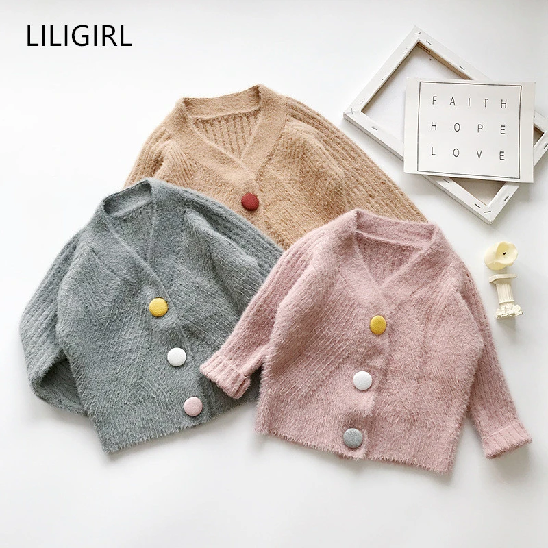 LILIGIRL/Кардиган для маленьких мальчиков свитер сезон осень зима свитера с длинными
