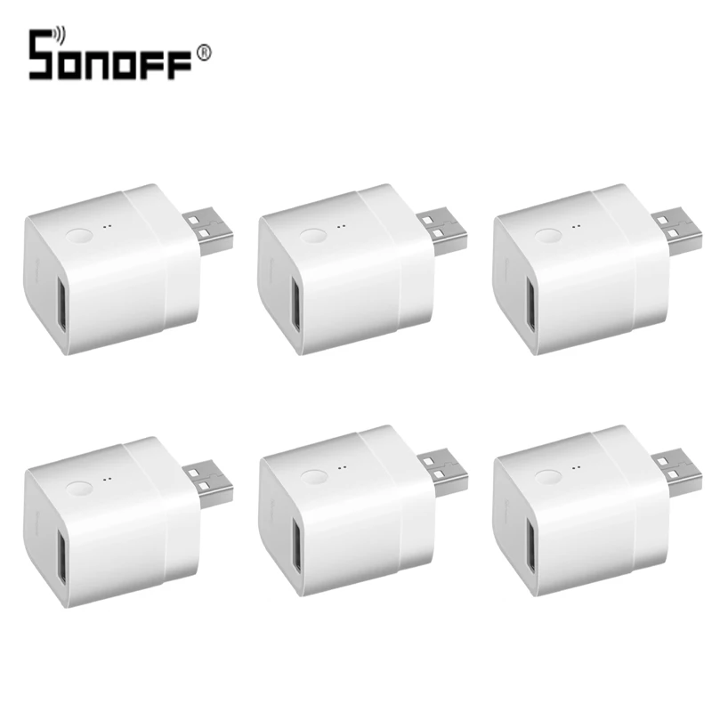 Itead SONOFF Mirco USB 5 в беспроводной Смарт-адаптер делает устройства умными через