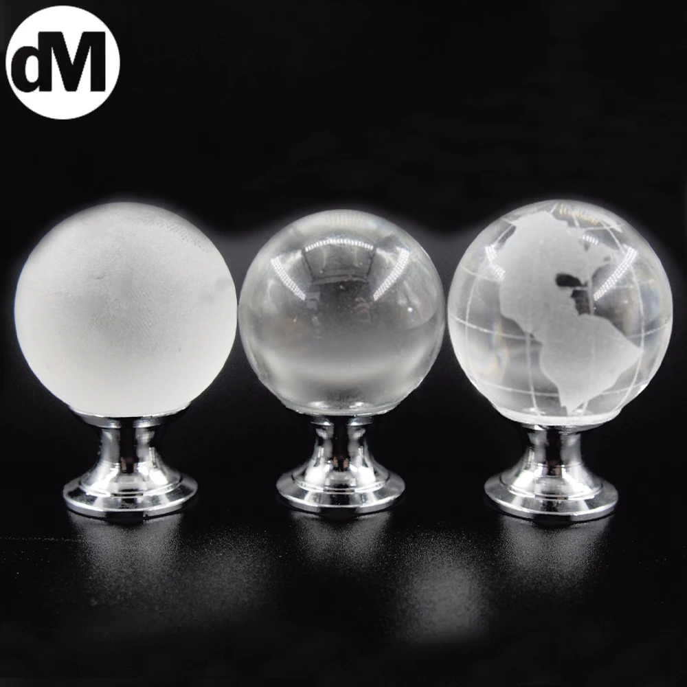 

DM Modern European Style Personality Creative Square Bahamanian Furniture Kits Kitchen Cupboard Door Drawer Glass Knob Handles