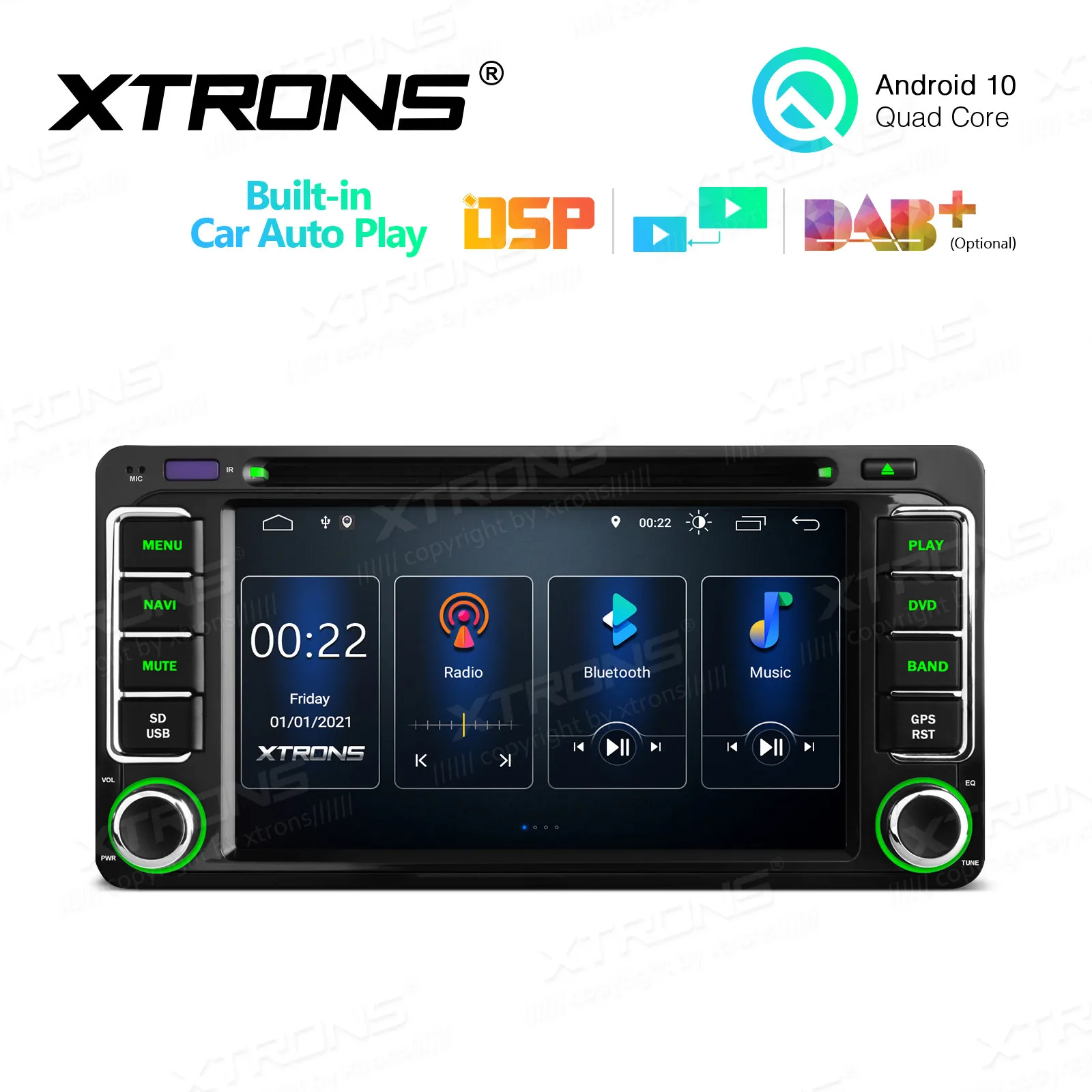 6 2 &quotОС Android 10 0 DVD мультимедиа Системы плеер GPS радио для Toyota Alphard 2002 2007 4runner 2009 Hilux