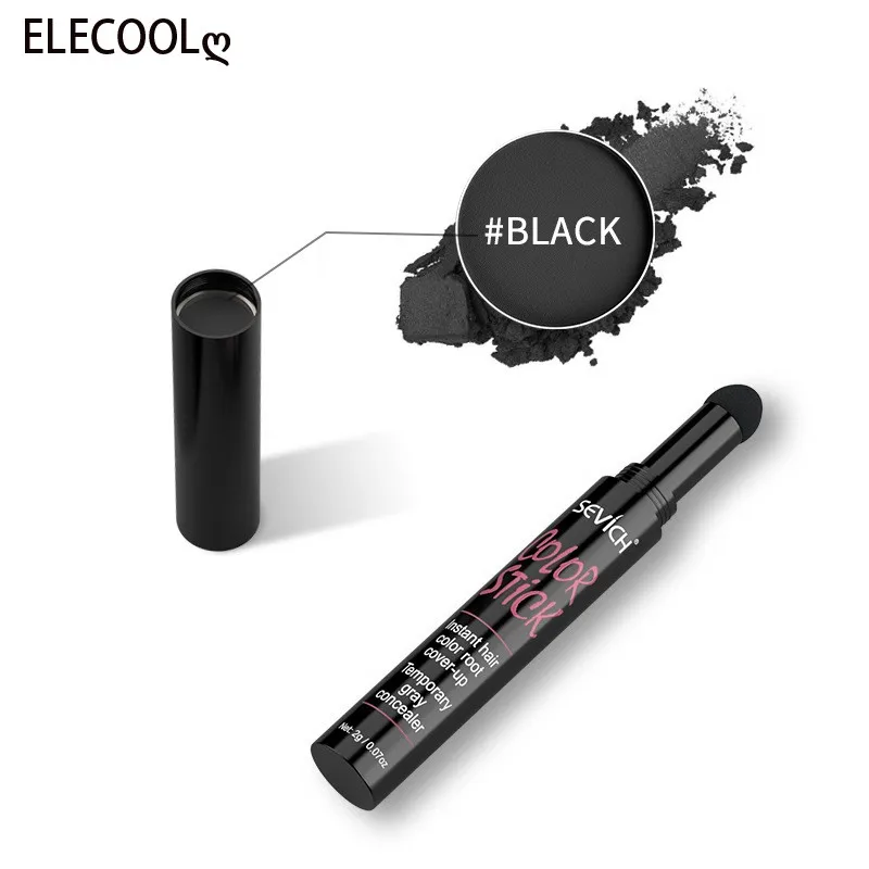 

ELECOOL Hairline Stick Cover Hair Trim Powder Hair Line Shadow Concealer Root Cover Fill Forehead Mushroom Head Cushion Pen