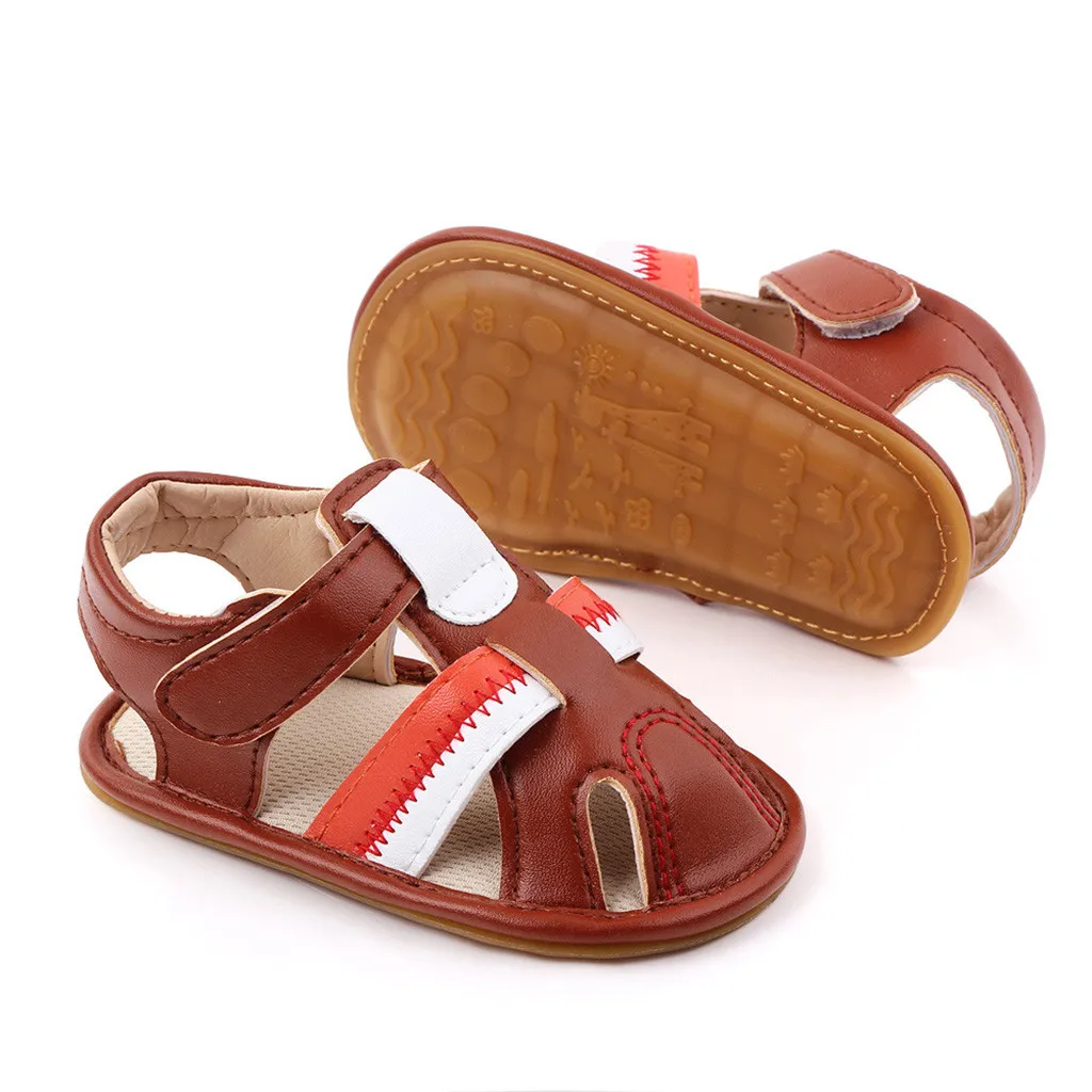 

JAYCOSIN Children sandals fashion boys and girls non-slip summer beach sandals wear-resistant and multi-color shoes