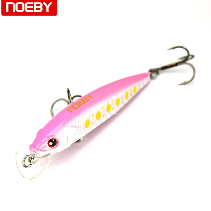 NOEBY 9119 рыболовные приманки плавающий Minnow 3D глаза Реалистичная фотография с