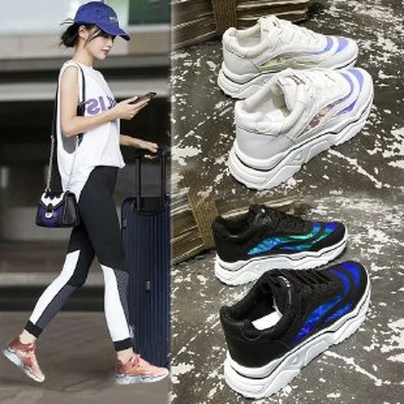 

Women's Sports Shoes Flats Lace-Up Mesh Breathable Women Sneakers Fashion Women's Sneakers 2021Casual Shoes Mesh Women Shoes