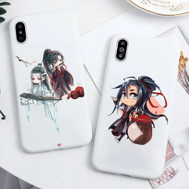 

Grandmaster Mo Dao Zu Shi MDZS Phone Case Candy Color for iPhone 6 6S 7 8 11 12 XS X SE 2020 XR mini pro Plus MAX funda