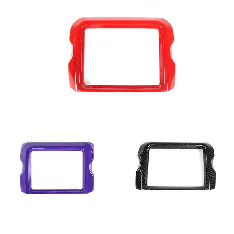 

Центральная консоль 8.4in Панель навигации крышка ABS аксессуары для 2018-2021 Jeep Wrangler JL Гладиатор JT