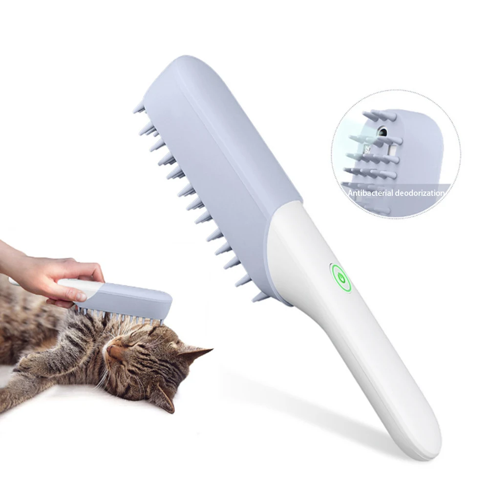 

Pet Comb Dog Cat Hair Brush Sterilization Brush Odor Eliminator Ozone Massage Hair Removal Grooming Cleaning Pet Supplies