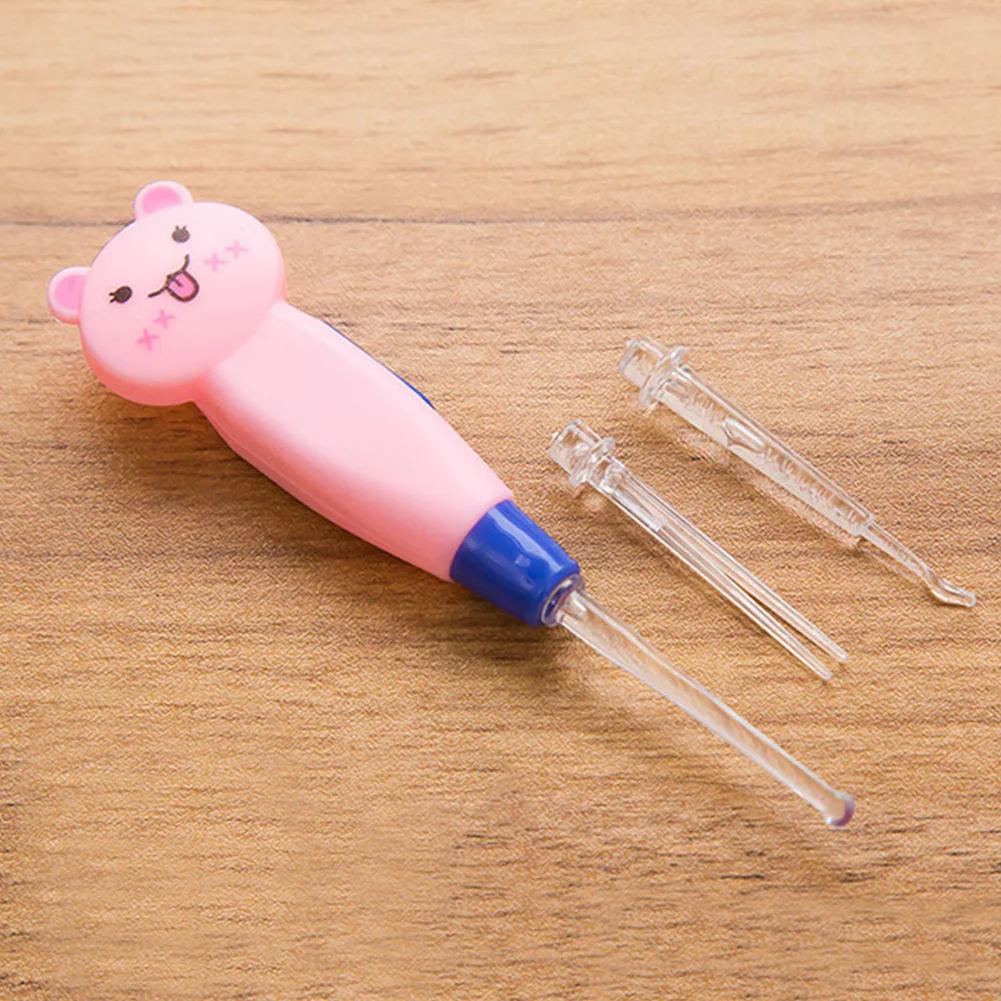 

Baby Adults Care Ears Cleaning with Light Earwax Spoon Digging luminous dig Ear japanese style