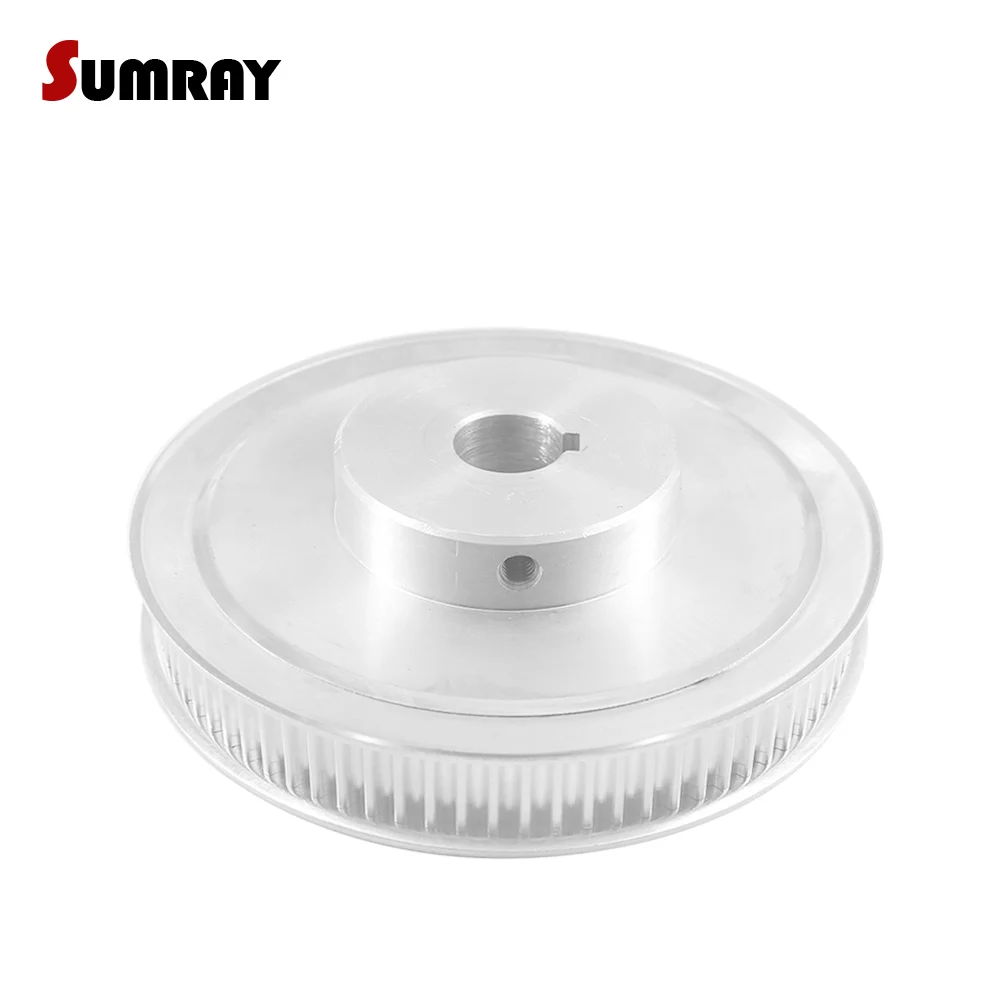 Зубчатый шкив SUMRAY 5 м Keyway 80T 12/16/17/18/19 мм диаметр отверстия keyway 5/6 16/21 ширина|Шкивы| |