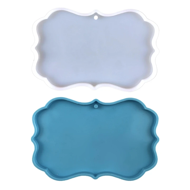 

New Resin Mold for Photo Frame Irregular Edge Epoxy Mold for Resin Casting DIY Gift