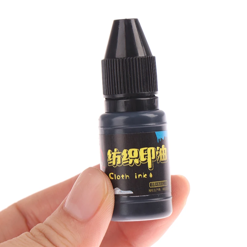 

10Ml Hot Selling Printing Ink Waterproof Special Ink For Students Kids Name Stamp Printing On Clothes Wash Do Not Fade