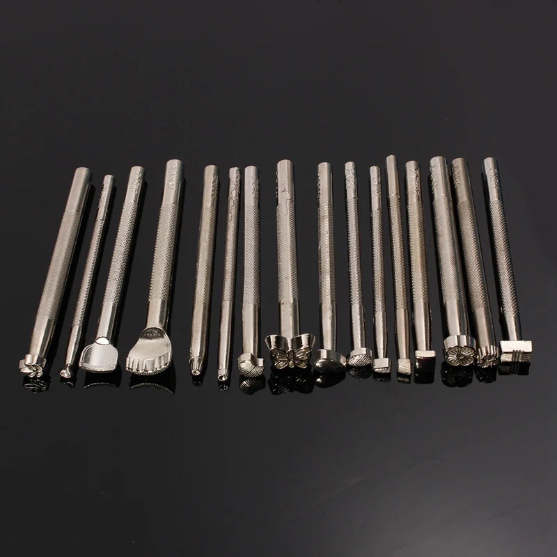 Технические металлические инструменты для работы с кожей набор инструментов