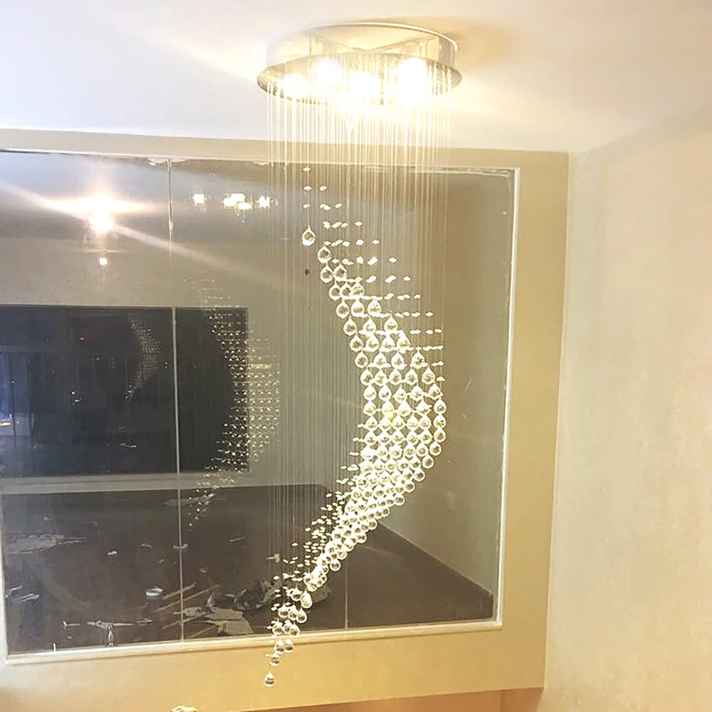 売る 二重スパイラル形状のLEDシーリングライト,モダンな吊り下げ式照明,壁照明,ヴィラ,階段に最適,10電球,g10