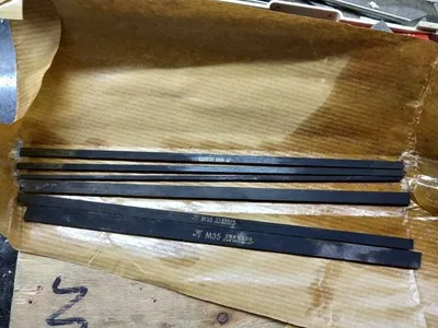 300*30*3 мм M35 (M2CO5) кобальтосодержащий нитрирующий нож Лезвие из черной стали HRC66 69