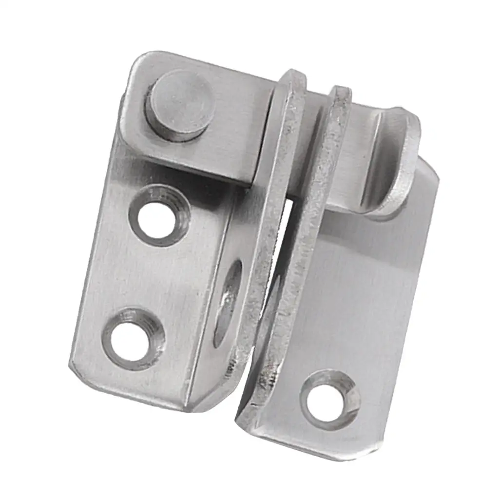 

Turn On Left / Right Brief Simple Bolt Anti-theft Security Door Thick Stainless Steel Thicken Bolt Locker Lock Hasp Buckle