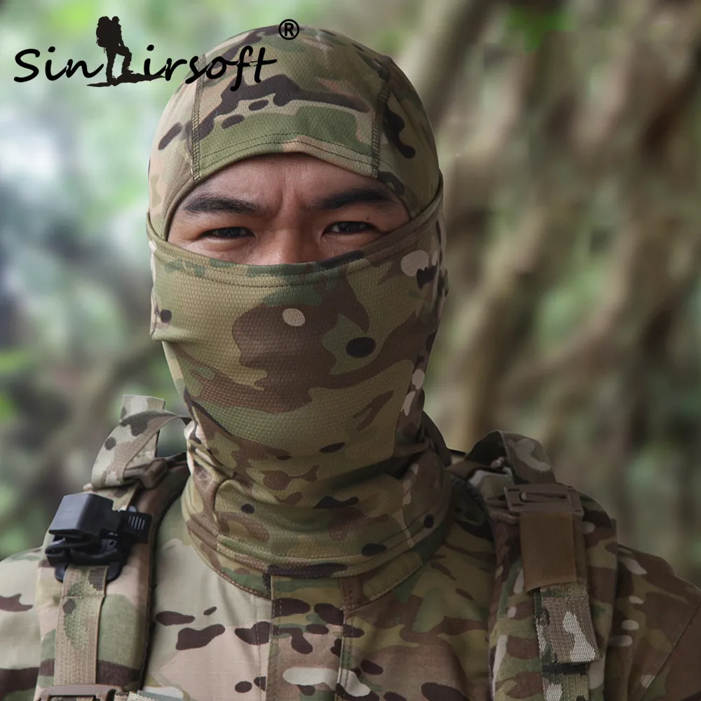 SINAIRSOFT Гремучая Змея Тактический шлем страйкбол охота Wargame дышащая Пылезащитная маска Балаклава маска для лыжного велоспорта полный капюшон