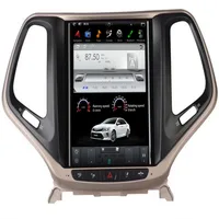 Tesla Style 10.4 Inch Android 9.0 7.1 Car GPS Navigation NO DVD Player fit for JEEP  Cherokee 2014-2019 Seat Heating WiFi Unit