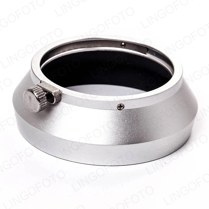 Металлическая бленда объектива LH 48B для Olympus M.ZUIKO DIGITAL 17 мм f1.8 Silver|lens hood|metal lens hoodlens